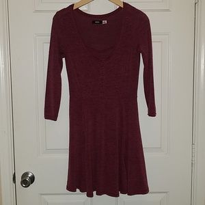 BDG Urban outfitters sweater dress (maroon)